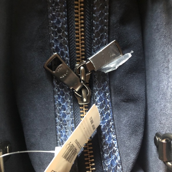 💎 Gorgeous Coach Snakeskin Metallic Rogue 25 - Picture 8 of 13